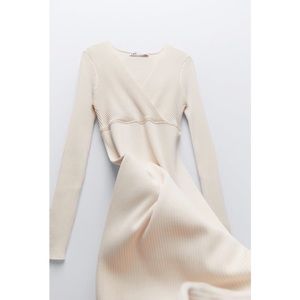 Zara Cream Knit Dress